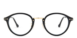 ISABEL MARANT Round Eyeglasses in Black Gold – Product Photo 1