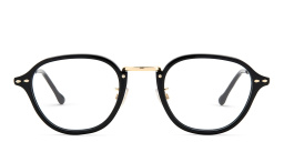 ISABEL MARANT Round Eyeglasses in Black Gold – Product Photo 1