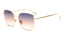 نظارة شمسية مربعة من إيزابيل مارانت بلون ذهبي وردي - صورة المنتج 2