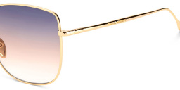 نظارة شمسية مربعة من إيزابيل مارانت بلون ذهبي وردي - صورة المنتج 3