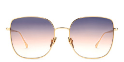 Shop ISABEL MARANT Oversized Square Sunglasses in Rose Gold online.