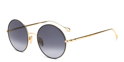 ISABEL MARANT Oversized Round Sunglasses in Black Gold – Product Photo 2