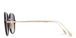 تسوق نظارات شمسية مربّعة كبيرة إيزابيل مارانت بلون بلاك جولد أونلاين.