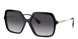 Shop BURBERRY Square Sunglasses in Black online.