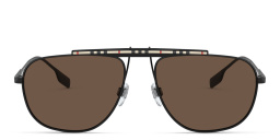 BURBERRY Aviator Sunglasses in Black – Product Photo 1