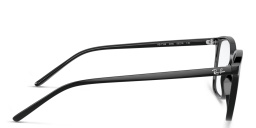 Shop Ray-Ban Unisex Square Eyeglasses in Black online.