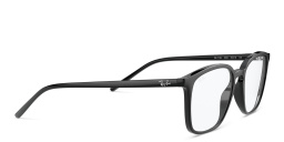 Shop Ray-Ban Unisex Square Eyeglasses in Black online.
