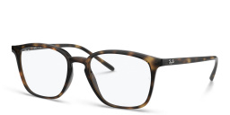 Shop Ray-Ban Unisex Square Eyeglasses in Havana online.