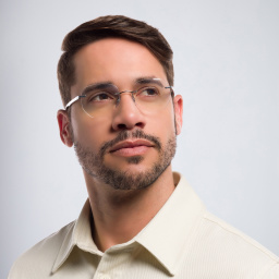 Ray-Ban Unisex Irregular Eyeglasses in Gunmetal – Product Photo 8