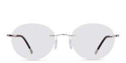 نظارة طبية دائرية بدون إطار من سيلويت بلون فضي - صورة المنتج 1