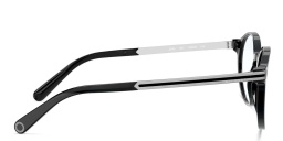 نظارة طبية بإطار دائري من بولغري بلون رصاصي - صورة المنتج 3