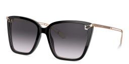 BVLGARI Cat Eye Sunglasses in Black – Product Photo 2