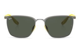 نظارة شمسية فيراري بإطار مربع للجنسين من راي بان بلون رمادي - صورة المنتج 1