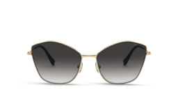 Shop MIU MIU Cat Eye Sunglasses in Antique Gold online.