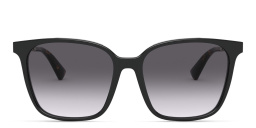 VALENTINO Square Sunglasses in Black – Product Photo 1