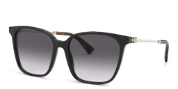 VALENTINO Square Sunglasses in Black – Product Photo 2