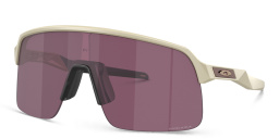 Shop Oakley Half-Rim Wide Rectangle Sunglasses in Light Gold online.