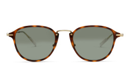 MONTBLANC Following Seas 555 Unisex Square Sunglasses in Havana – Product Photo 1