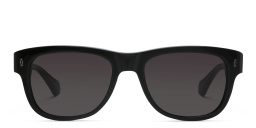 Shop Cartier Signature C de Cartier Rectangle Sunglasses in Black online.