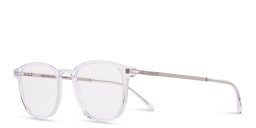 Shop MYKITA Unisex Square Eyeglasses in Silver online.