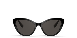 Shop MIU MIU Cat Eye Sunglasses in Black online.