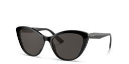 Shop MIU MIU Cat Eye Sunglasses in Black online.
