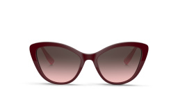 Shop MIU MIU Cat Eye Sunglasses in Bordeaux online.