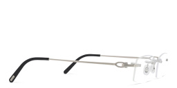 نظارات طبية سينياتور سي دو كارتييه بدون إطار للجنسين من كارتييه بلون فضي - صورة المنتج 3