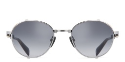 نظارة شمسية "بريغايد II" بإطار دائري للجنسين من بالمان بلون فضي - صورة المنتج 1