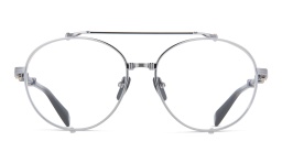 نظارة طبية "بريغايد II" بإطار دائري واسع للجنسين من بالمان بلون فضي - صورة المنتج 1