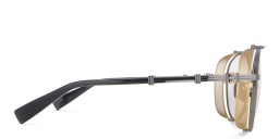 تسوق نظارة طبية "بريغايد II" بإطار دائري واسع للجنسين بالمان بلون رمادي أونلاين.