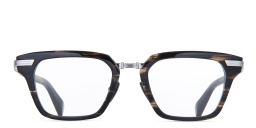Shop BALMAIN Legion I Unisex Square Eyeglasses in Dark Brown online.