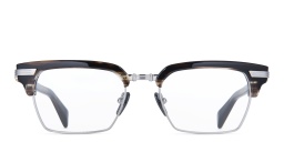 BALMAIN Legion II Unisex Square Eyeglasses in Brown – Product Photo 1