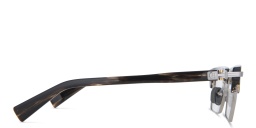 BALMAIN Legion II Unisex Square Eyeglasses in Brown – Product Photo 3