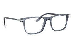 Shop PRADA Square Eyeglasses in Grey online.
