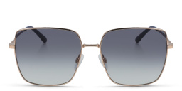 Calvin Klein Oversized Square Sunglasses in Gold – Product Photo 1