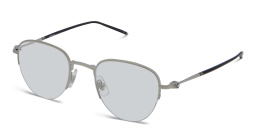 MONTBLANC Half Rim Round Eyeglasses in Silver – Product Photo 2