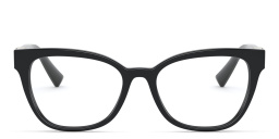 VALENTINO V Logo Cat-Eye Eyeglasses in Black – Product Photo 1