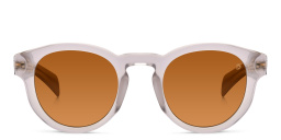 DAVID BECKHAM Round Sunglasses in Grey – Product Photo 1