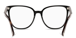 VALENTINO Stud Square Eyeglasses in Black – Product Photo 4