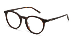 EYE'M Round Eyeglasses in Havana – Product Photo 2