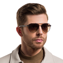 Shop EYE'M Round Eyeglasses in Shiny Black online.