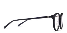 EYE'M Round Eyeglasses in Blue – Product Photo 3