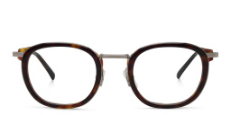 EYE'M Square Eyeglasses in Silver – Product Photo 1