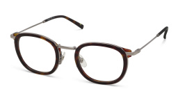 EYE'M Square Eyeglasses in Silver – Product Photo 2