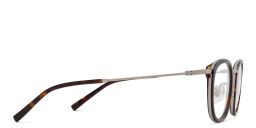 EYE'M Square Eyeglasses in Silver – Product Photo 3