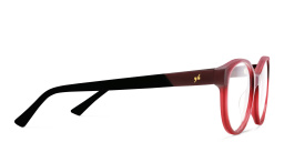 Shop EYE'M Round Eyeglasses in Red online.