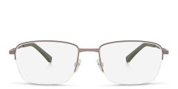 EYE'M Half Rim Rectangle Eyeglasses in Dusty Rose – Product Photo 1