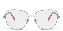 Shop EYE'M Wide Square Eyeglasses in Silver online.