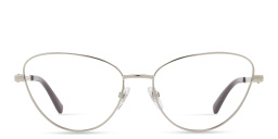 EYE'M Wide Cat Eye Eyeglasses in Pale Gold – Product Photo 1
